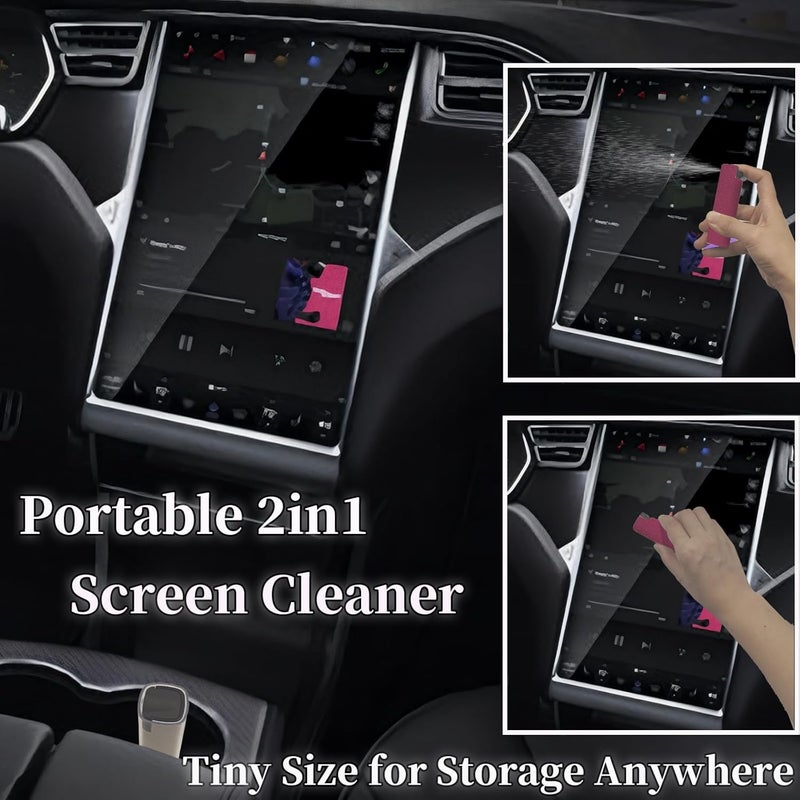 Hatstart Store 3 Pcs Car Screen Cleaner Accessories, Electronic Touch Screens Cleaning Kit for LCD Display TV Laptop Computer Tablet PC Flat Screens, Works with iPhone iPad MacBook Pro - Image 3